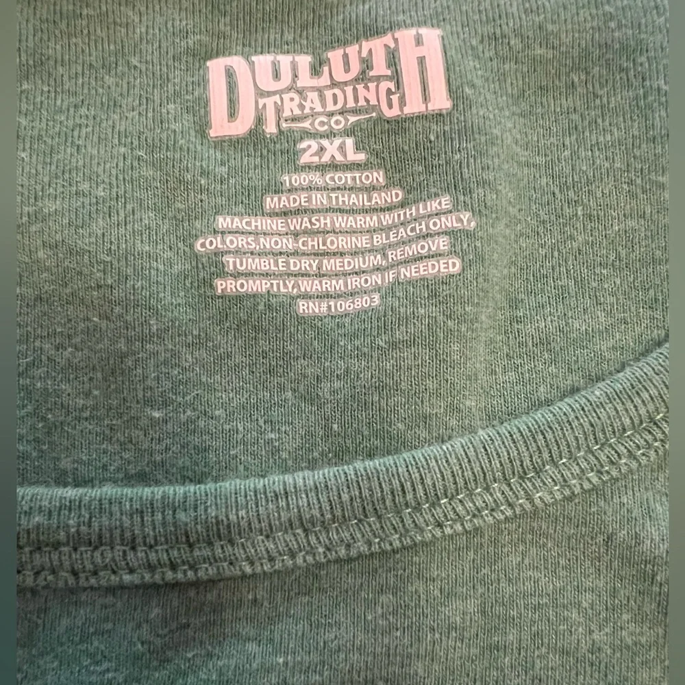 Duluth Trading Company 2XL women’s short sleeve shirt top tee t-shirt green - Picture 3 of 7